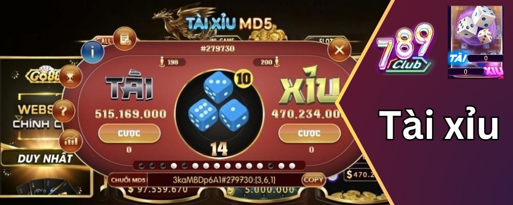 Một số tỷ lệ tài xỉu phổ biến